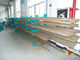 Adjustable Cantilever Lumber Rak, Metal Racking System Untuk Panjang / berukuran besar Material