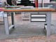 Bench alat Lokakarya Stainless Steel Work Dengan Butcher Block Hardwood Bench Top