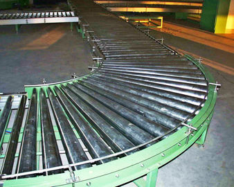 400, 500, 600mm lebar Power Roller Conveyor untuk transportasi karton dan kotak