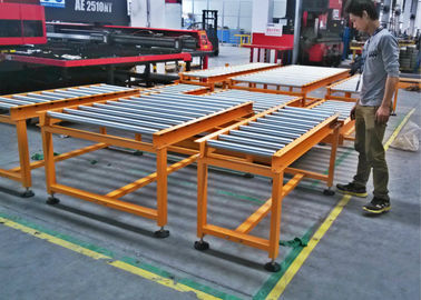 Tugas Berat fleksibel Roller Conveyor Untuk Gudang Mengangkut / Paket