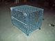 Transportasi Welded Steel Wire Mesh Pallet Cage Dengan Cover Tutup Perlindungan
