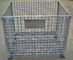 Powder Coated Wire Mesh Pallet Cage Untuk Logistik / Distribution Center